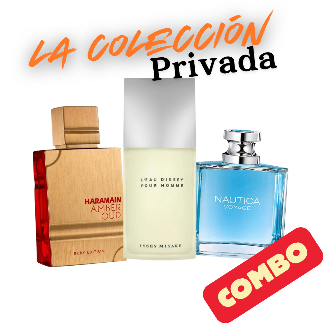 COMBO COLECCIÓN PRIVADA - Haramain Amber, Issey Miyake, Nautica