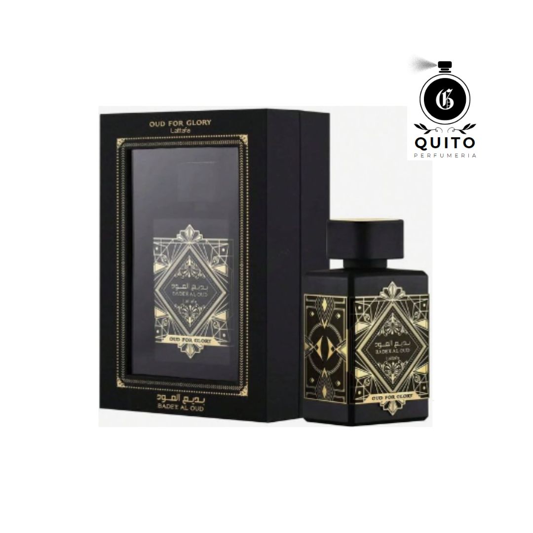 10046 Perfume LATAFFA BADEE AL OUD FOR GLORY (NEGRA)