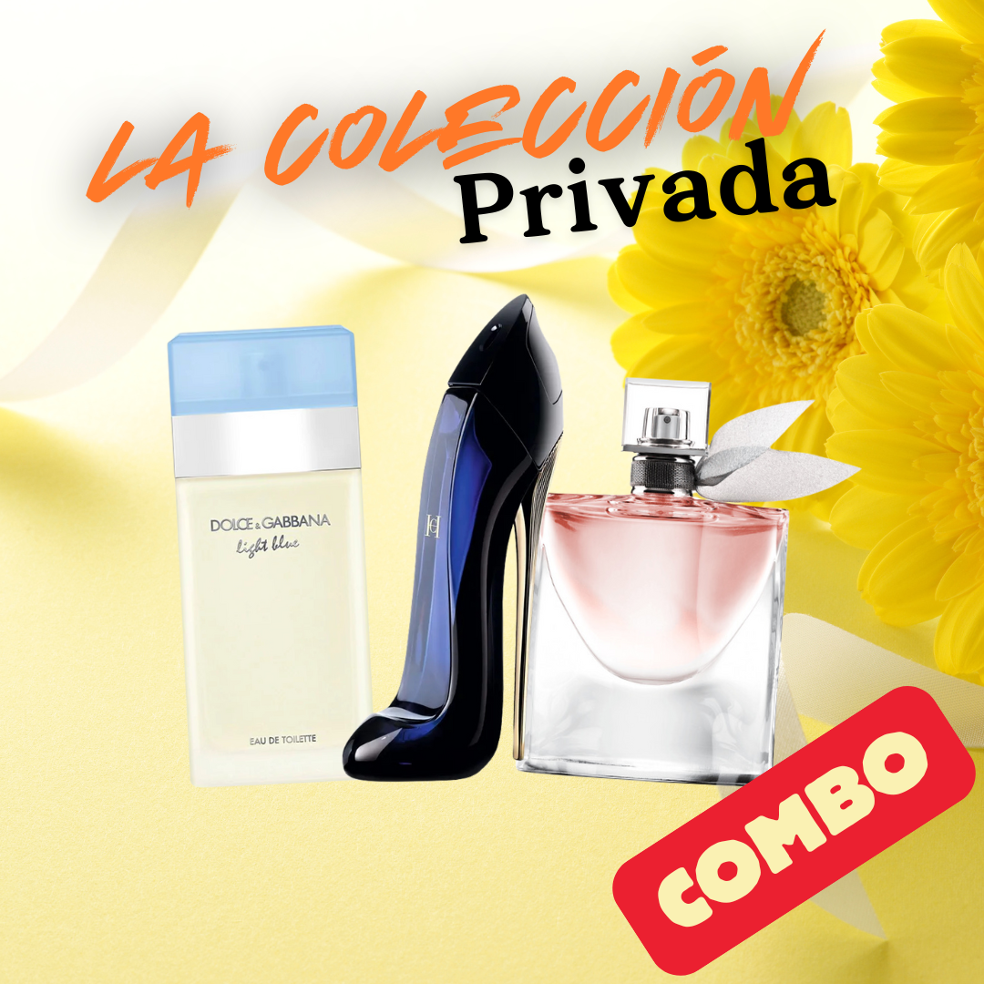 COMBO COLECCION PRIVADA - Light Blue, Good Girl, La vida es Bella